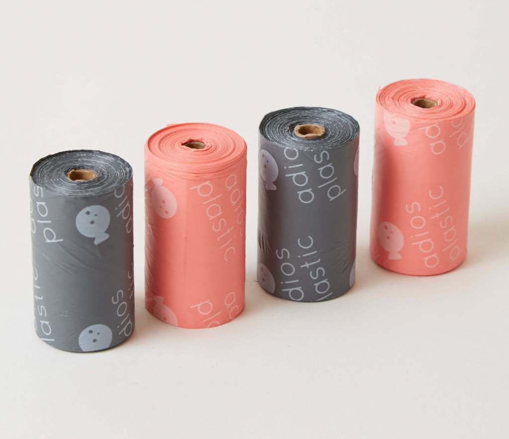 Adios Compostable Dog Poo Bag Single Roll - HOUNDS