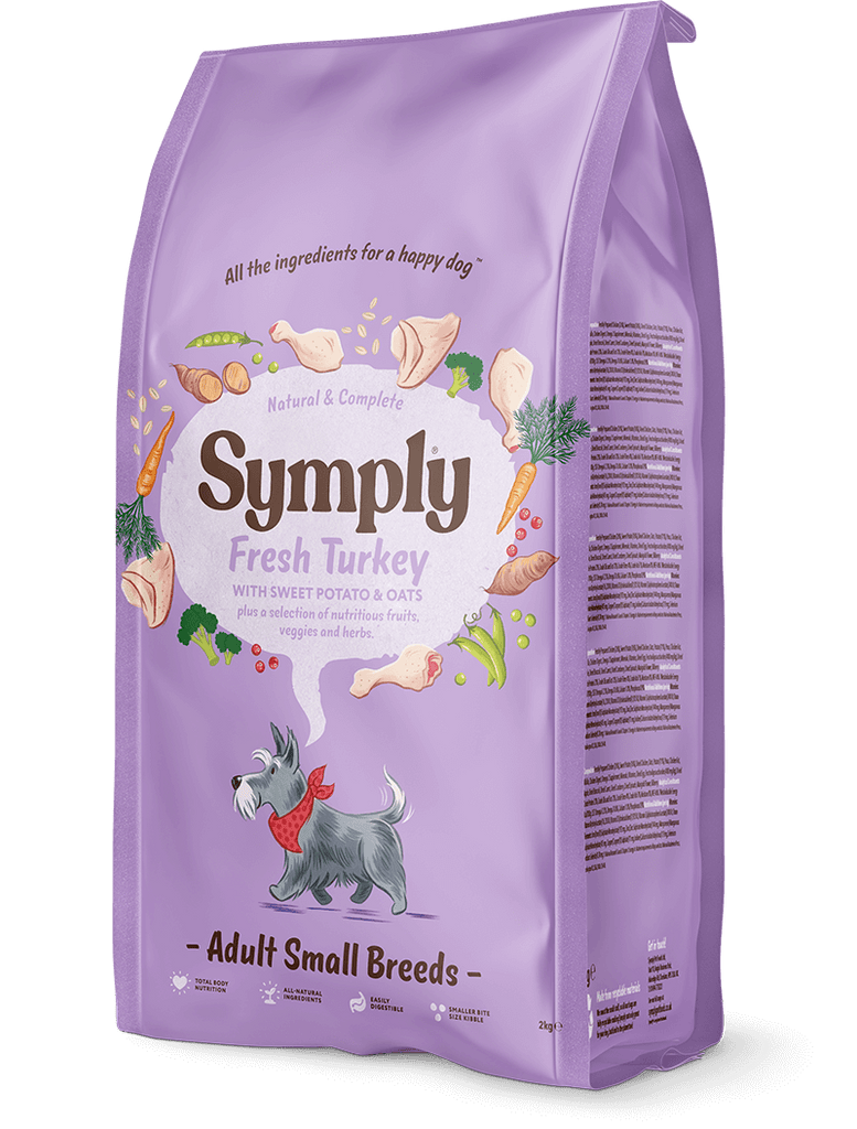 Symply small breed turkey dry food 6kg - HOUNDS