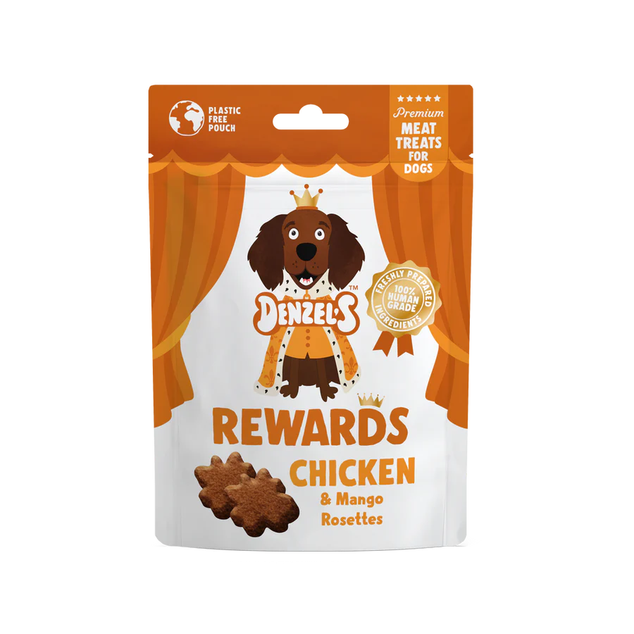 Denzels chicken & mango rosettes - HOUNDS