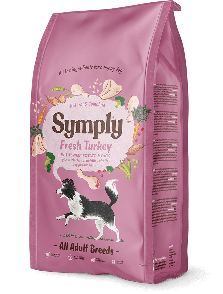 Symply adult turkey dry food 6kg - HOUNDS
