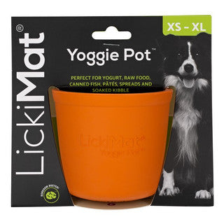 LickiMat Yoggie Pot-Orange