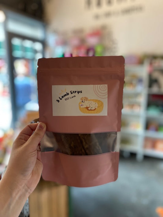 Lamb Strip Treat Bag - HOUNDS