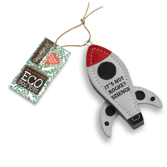Green & Wilds It’s not rocket since, eco dog toy
