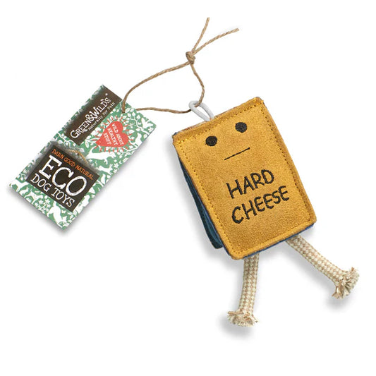 Green & Wilds hard cheese, eco dog toy