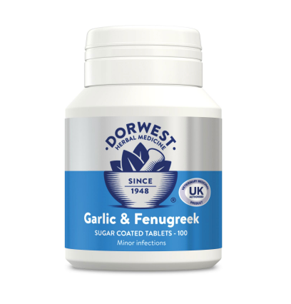 Dorwest Garlic & Fenugreek Tablets - HOUNDS