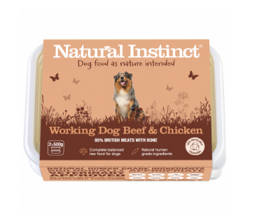 Natural Instinct Working Dog Beef - HOUNDS