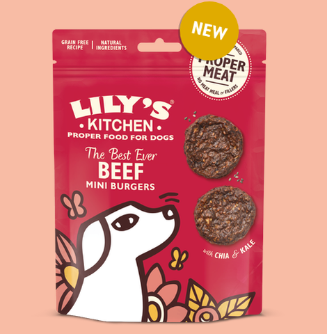 Lily's Kitchen The Best Ever Beef Mini Burgers - HOUNDS