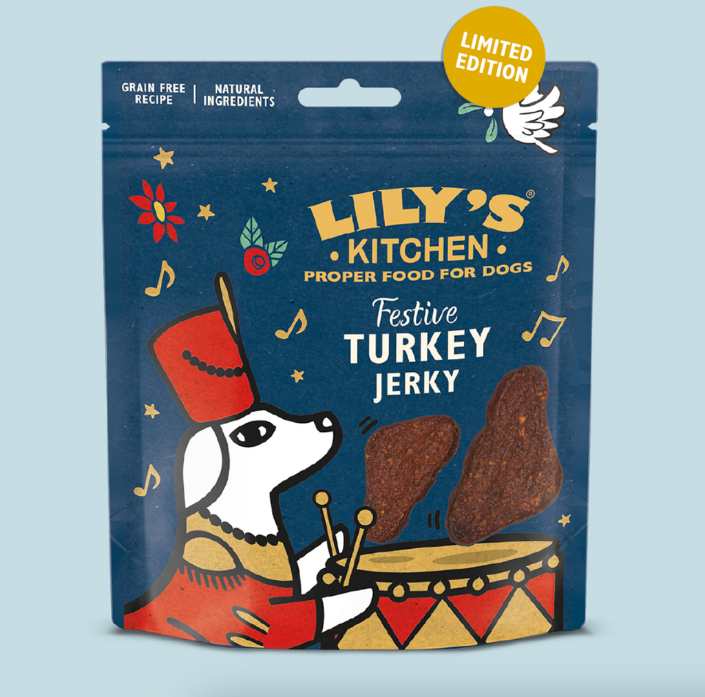 Lily’s Kitchen Festive Christmas Turkey Jerky Treats - HOUNDS