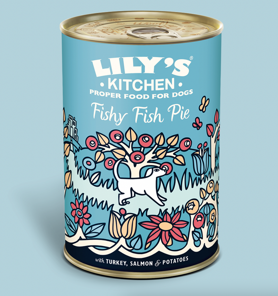 Lily's Kitchen Fishy Fish Pie with Peas for Dogs - HOUNDS