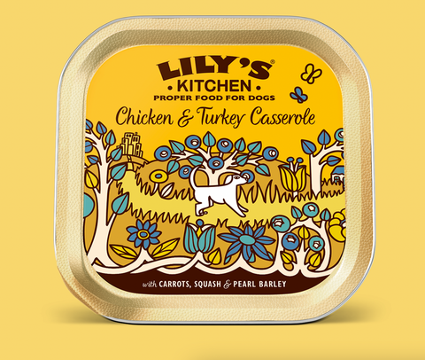 Lily's Kitchen Chicken and Turkey Casserole Tray - HOUNDS