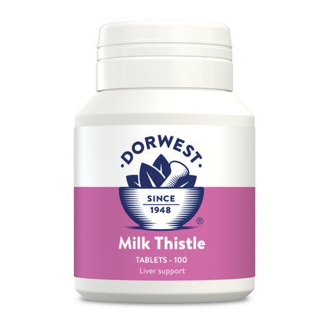Dorwest milk thistle 100 tablets - HOUNDS