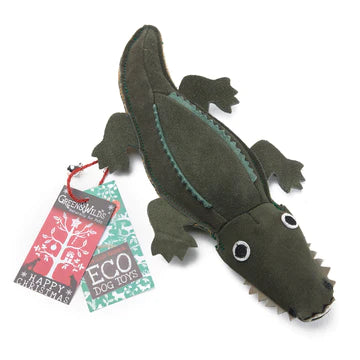 Green & wilds Colin the crocodile eco toy - HOUNDS