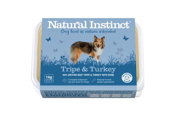 Natural Instinct Tripe and turkey 1kg - HOUNDS